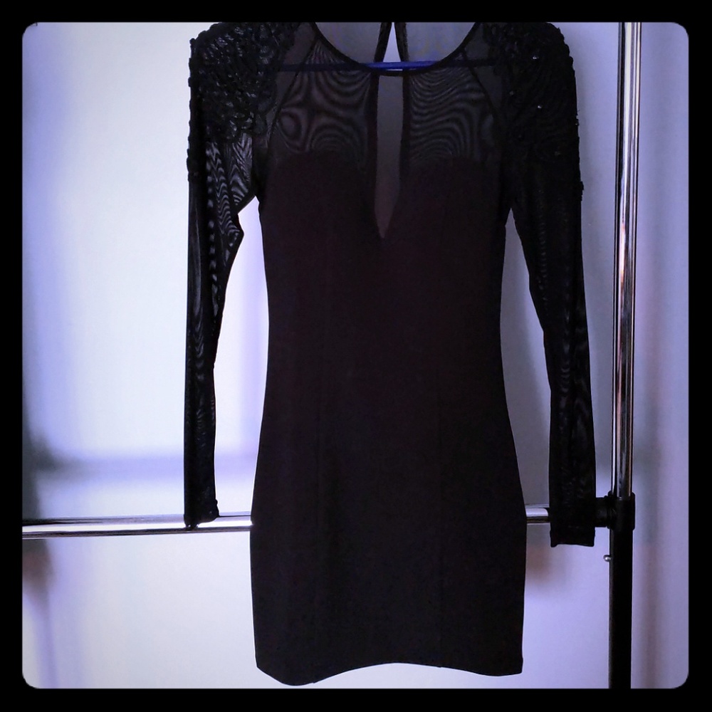 Forever 21 black bodycon dress